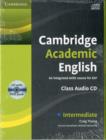 Image for Cambridge Academic English B1+ Intermediate Class Audio CD and DVD Pack