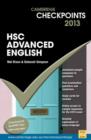 Image for Cambridge Checkpoints HSC Advanced English 2013