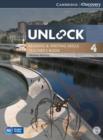 Image for Unlock  : reading and writing skillsLevel 4,: Teacher&#39;s book with DVD