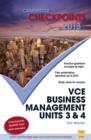 Image for Cambridge Checkpoints VCE Business Management Units 3 and 4 2013