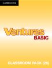 Image for Ventures Basic Classroom Pack (Student&#39;s Books, Workbooks, Class Audio CDs, Teacher&#39;s Edition, Career Pathways)