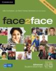 Image for face2face Advanced Student&#39;s Book with DVD-ROM and Online Workbook Pack