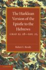 Image for The Harklean Version of the Epistle to the Hebrews