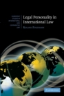 Image for Legal personality in international law