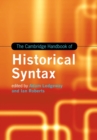 Image for The Cambridge Handbook of Historical Syntax