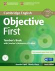 Image for Objective First Teacher&#39;s Book with Teacher&#39;s Resources CD-ROM