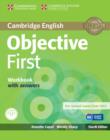 Image for Objective first: Workbook with answers