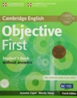 Image for Objective First Student&#39;s Pack (Student&#39;s Book without Answers with CD-ROM, Workbook without Answers with Audio CD)