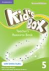 Image for Kid&#39;s Box Level 5 Teacher&#39;s Resource Book with Online Audio