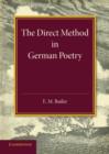Image for The Direct Method in German Poetry