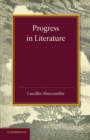 Image for Progress in Literature