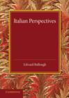 Image for Italian perspectives  : an inaugural lecture