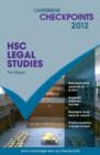 Image for Cambridge Checkpoints HSC Legal Studies 2012