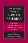 Image for The Cambridge history of law in AmericaVolume 3