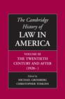 Image for The Cambridge History of Law in America