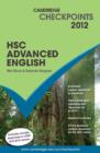 Image for Cambridge Checkpoints HSC Advanced English 2012