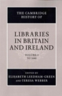 Image for The Cambridge History of Libraries in Britain and Ireland 3 Volume Paperback Set