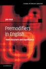 Image for Premodifiers in English