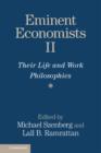 Image for Eminent economists II  : their life and work philosophies
