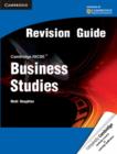 Image for Cambridge IGCSE Business Studies Revision Guide
