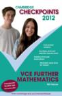 Image for Cambridge Checkpoints VCE Further Mathematics 2012