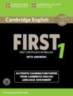 Image for Cambridge English First 1 for Revised Exam from 2015 Student&#39;s Book Pack (Student&#39;s Book with Answers and Audio CDs (2)) : Authentic Examination Papers from Cambridge English Language Assessment
