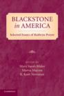 Image for Blackstone in America : Selected Essays of Kathryn Preyer