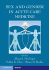 Image for Sex and Gender in Acute Care Medicine