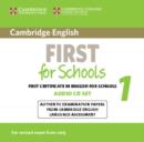 Image for Cambridge English First for Schools 1 for Revised Exam from 2015 Audio CDs (2)