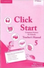 Image for Click Start Level 5 Teacher&#39;s Manual : Computer Science for Schools