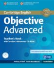 Image for Objective advanced: Teacher&#39;s book with teacher&#39;s resources CD-ROM