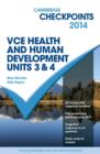 Image for Cambridge Checkpoints VCE Health and Human Development Units 3 and 4 2014 and Quiz Me More