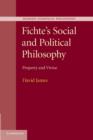 Image for Fichte&#39;s Social and Political Philosophy