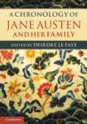 Image for A Chronology of Jane Austen and her Family : 1700-2000