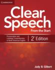Image for Clear speech from the start  : basic pronunciation and listening comprehension in North American English: Teacher&#39;s resource and assessment book