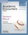 Image for Academic Encounters Level 2 Teacher&#39;s Manual Listening and Speaking