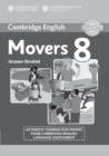 Image for Cambridge English Young Learners 8 Movers Answer Booklet