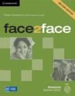 Image for face2face Advanced Teacher&#39;s Book with DVD