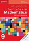 Image for Cambridge Checkpoint Mathematics Teacher&#39;s Resource 9