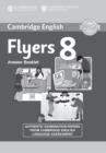 Image for Cambridge English Young Learners 8 Flyers Answer Booklet