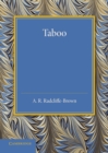 Image for Taboo  : the Frazer Lecture, 1939