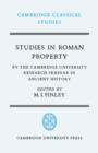 Image for Studies in Roman property