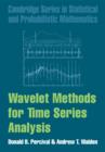 Image for Wavelet methods for time series analysis