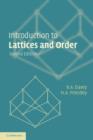 Image for Introduction to lattices and order