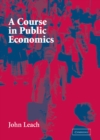Image for Course in Public Economics