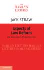Image for Aspects of law reform: an insider&#39;s perspective