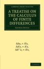 Image for A Treatise on the Calculus of Finite Differences