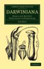 Image for Darwiniana : Essays and Reviews Pertaining to Darwinism
