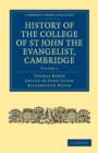 Image for History of the College of St John the Evangelist, Cambridge