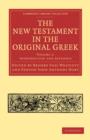 Image for The New Testament in the Original Greek